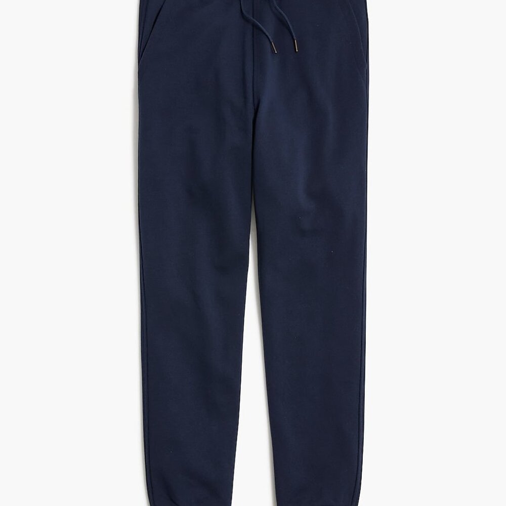 NEW JCrew Authentic Fleece Slim Sweatpants in Navy for Men - Medium